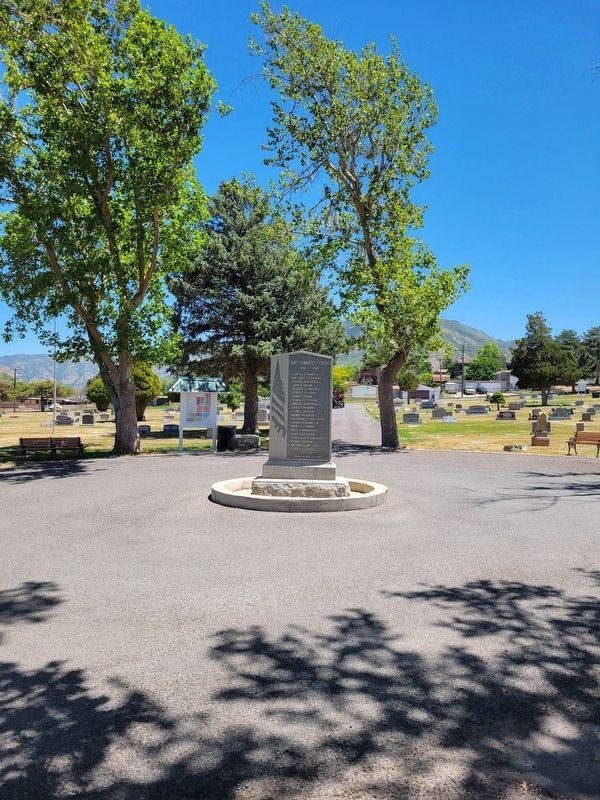 Tooele Cemetery Veterans Memorial. Click for full size. Tooele Cemetery Veterans Memorial image. Click for full size.