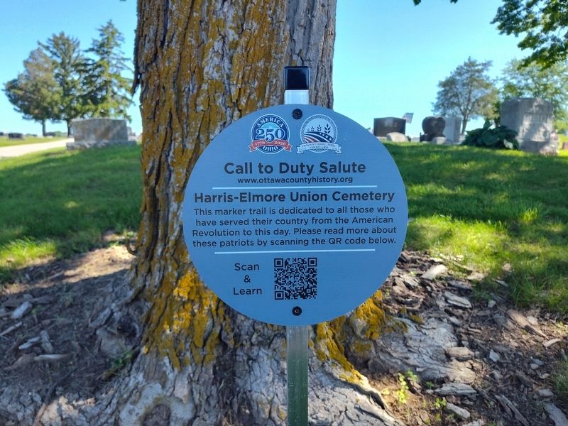 Call to Duty Salute Marker. Click for full size. Call to Duty Salute Marker image. Click for full size.
