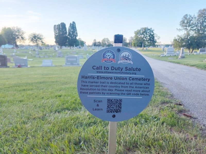 Call to Duty Salute Marker. Click for full size. Call to Duty Salute Marker image. Click for full size.