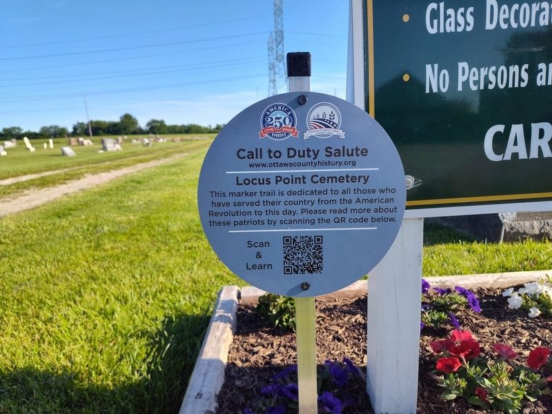 Call to Duty Salute Marker. Click for full size. Call to Duty Salute Marker image. Click for full size.