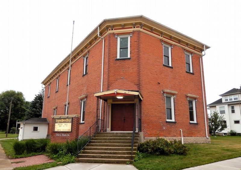 Creston Opera House (<i>northwest elevation</i>) image. Click for full size.