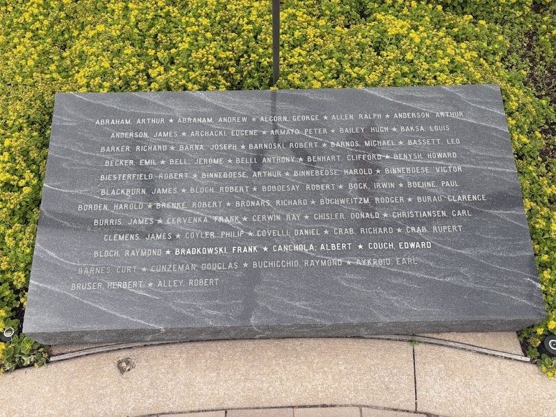 Roselle Veterans Memorial, Slab 1 image. Click for full size.