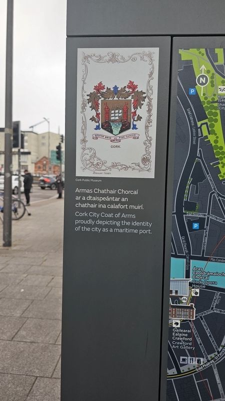 Cé na gCeannaithe / Merchant's Quay Marker. Click for full size. Cé na gCeannaithe / Merchant's Quay Marker image. Click for full size.