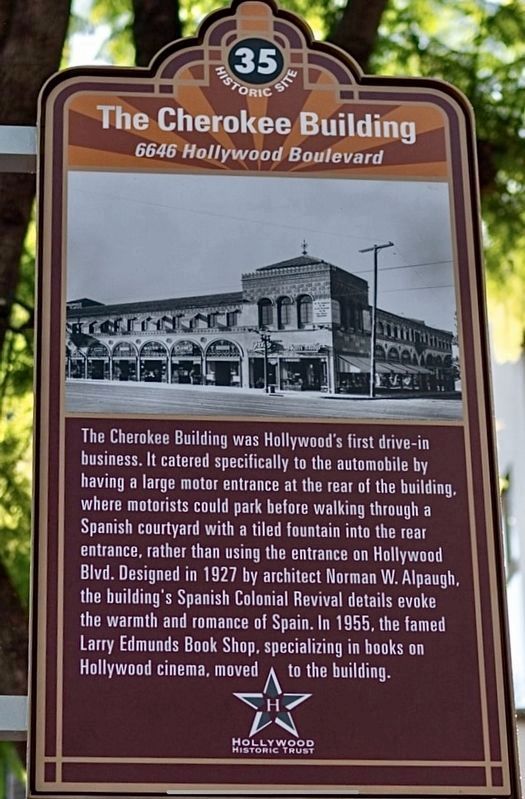 The Cherokee Building Marker image. Click for full size.