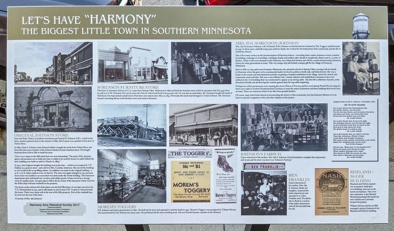 Let's Have "Harmony" Marker. Click for full size. Let's Have "Harmony" Marker image. Click for full size.