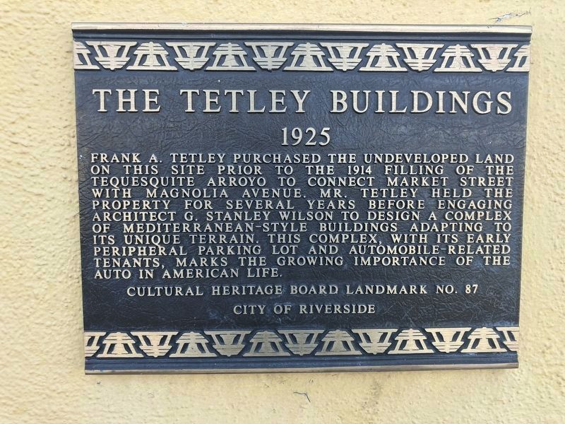 Tetley Buildings Marker. Click for full size. Tetley Buildings Marker image. Click for full size.