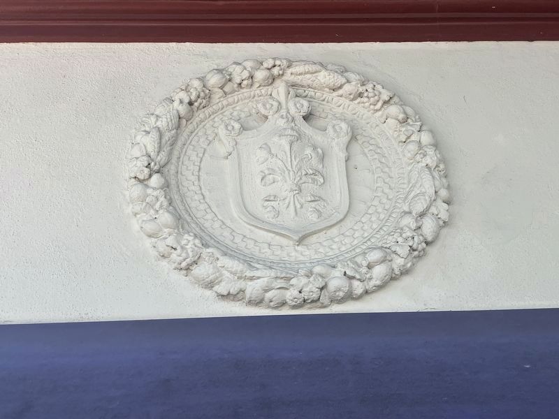 Artwork on north side of building, top. Click for full size. Artwork on north side of building, top image. Click for full size.