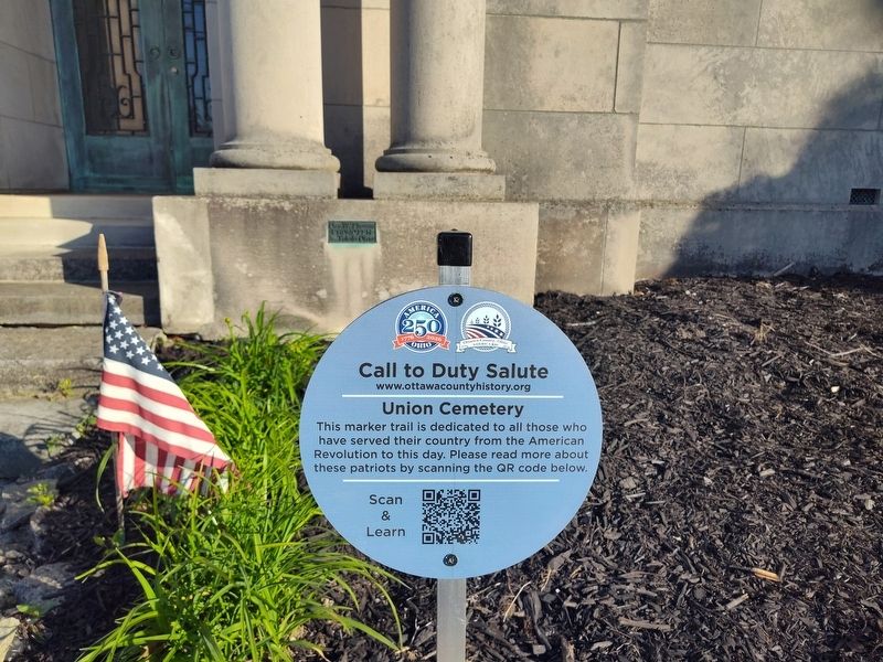 Call to Duty Salute Marker. Click for full size. Call to Duty Salute Marker image. Click for full size.