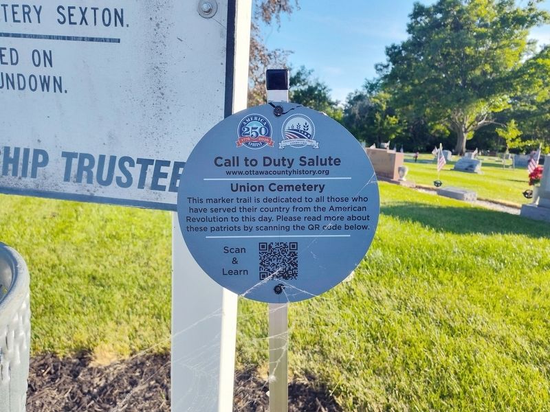 Call to Duty Salute Marker image. Click for full size.