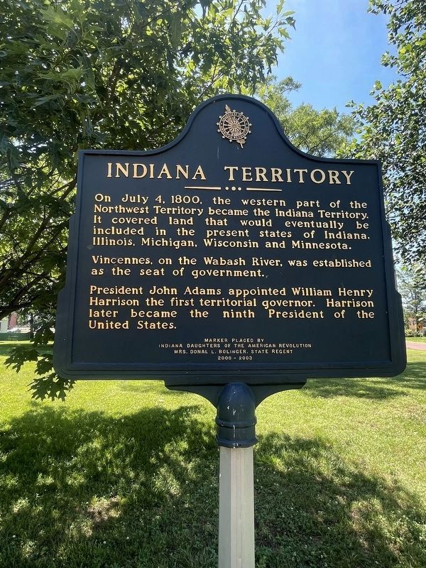 Indiana Territory Marker image. Click for full size.