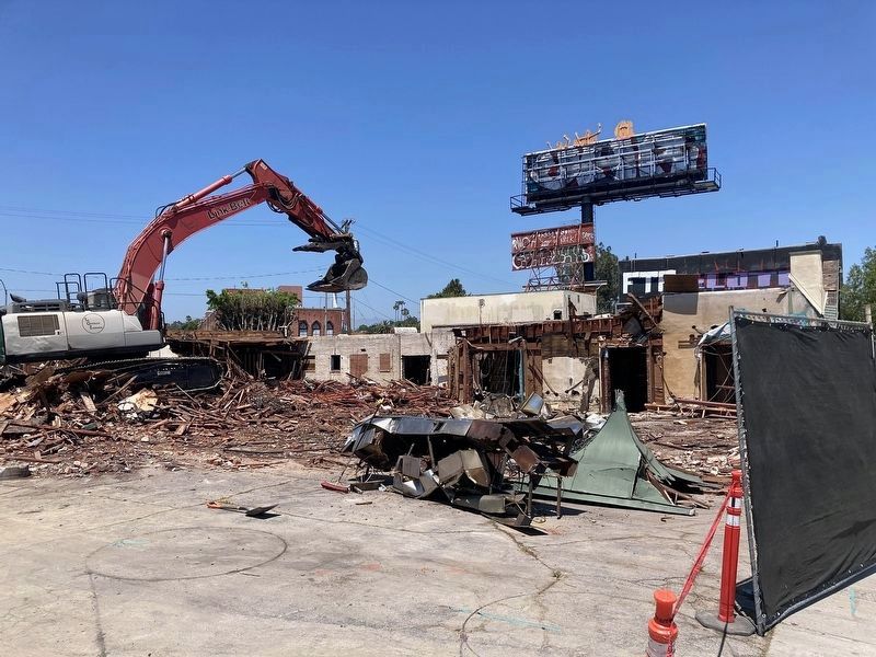 Taix French Restaurant Demolition image. Click for full size.