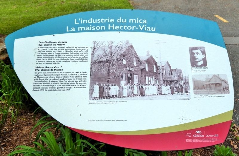 L'industrie du mica Marker image. Click for full size.
