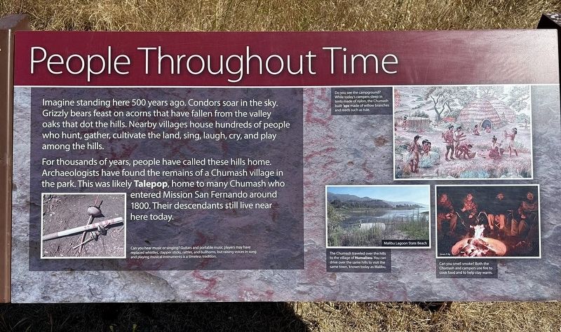 People Throughout Time Marker image. Click for full size.
