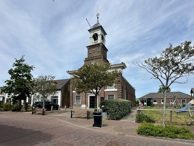 De Waddenkerk / The Wadden Church and marker. Click for full size. De Waddenkerk / The Wadden Church and marker image. Click for full size.