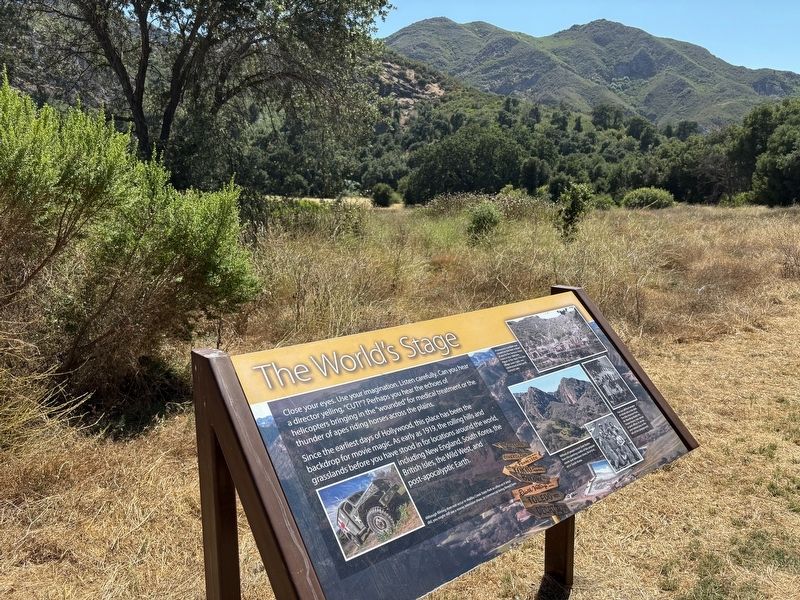 The World's Stage Marker image. Click for full size.