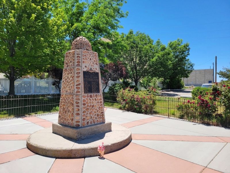 Tooele's First Cemetery Marker image. Click for full size.