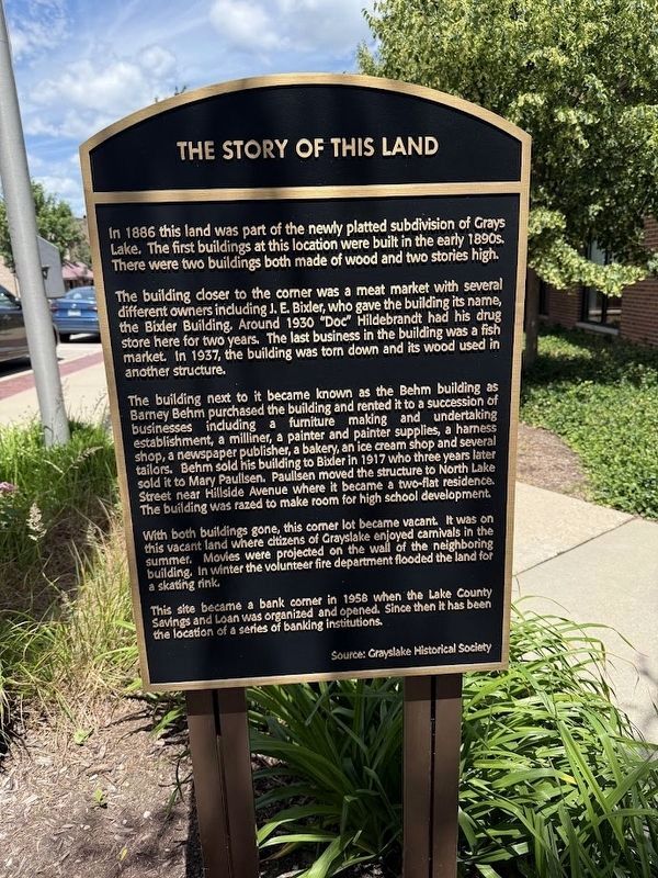 The Story of This Land Marker. Click for full size. The Story of This Land Marker image. Click for full size.