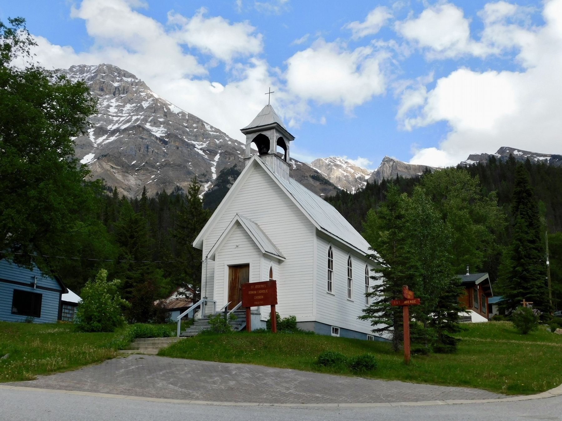 St Joseph Roman Catholic Church and Marker. Click for full size. St Joseph Roman Catholic Church and Marker image. Click for full size.