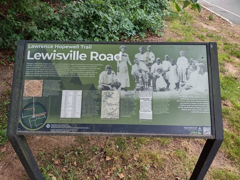 Lewisville Road Marker. Click for full size. Lewisville Road Marker image. Click for full size.