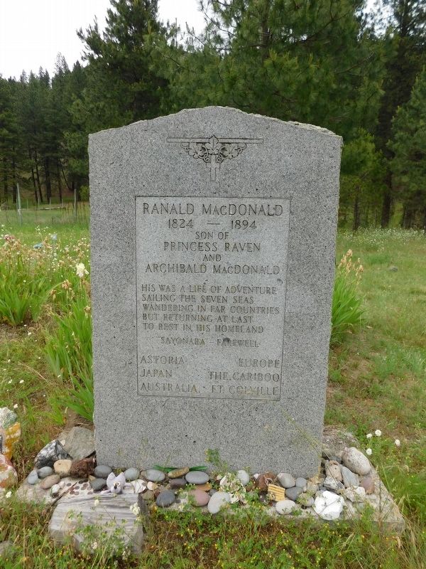 Ranald MacDonald Grave. Click for full size. Ranald MacDonald Grave image. Click for full size.