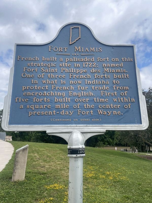 Fort Miamis Marker. Click for full size. Fort Miamis Marker image. Click for full size.