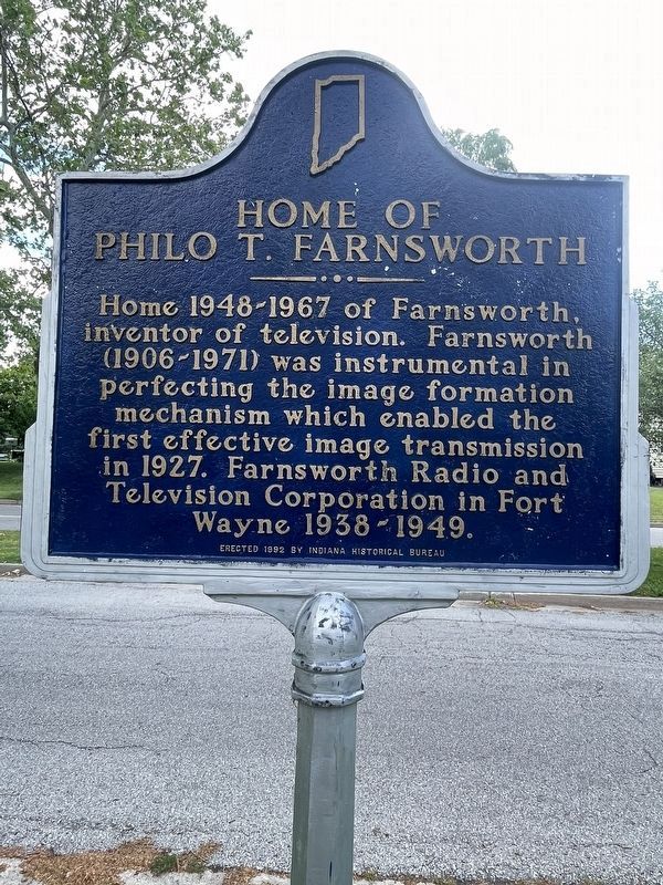 Home of Philo T. Farnsworth Marker. Click for full size. Home of Philo T. Farnsworth Marker image. Click for full size.