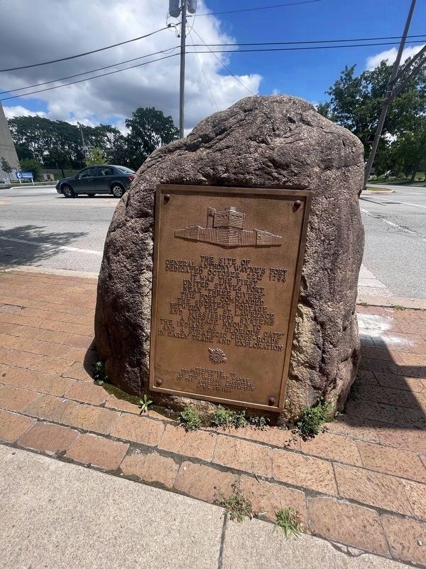 The Site of General Wayne's Fort Marker image. Click for full size.