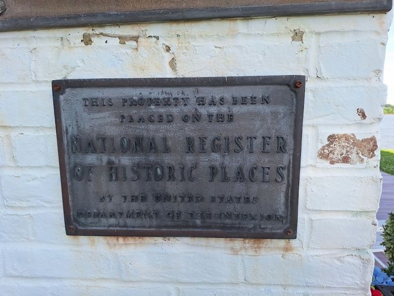 National Register of Historic Places plaque. Click for full size. National Register of Historic Places plaque image. Click for full size.