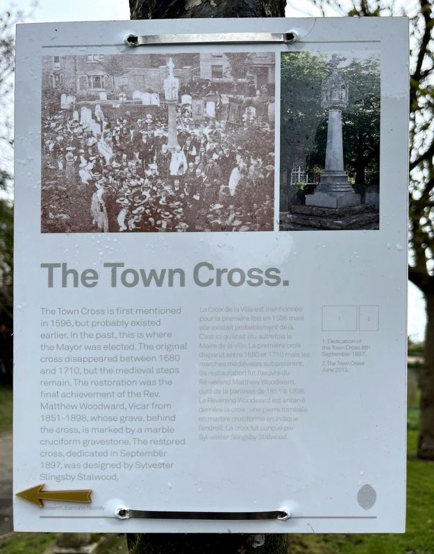 The Town Cross Marker image. Click for full size.