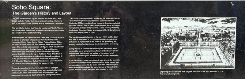 Soho Square Marker. Click for full size. Soho Square Marker image. Click for full size.