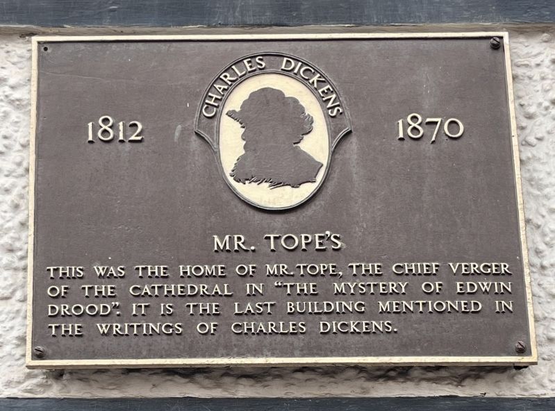 Mr. Tope's Marker image. Click for full size.
