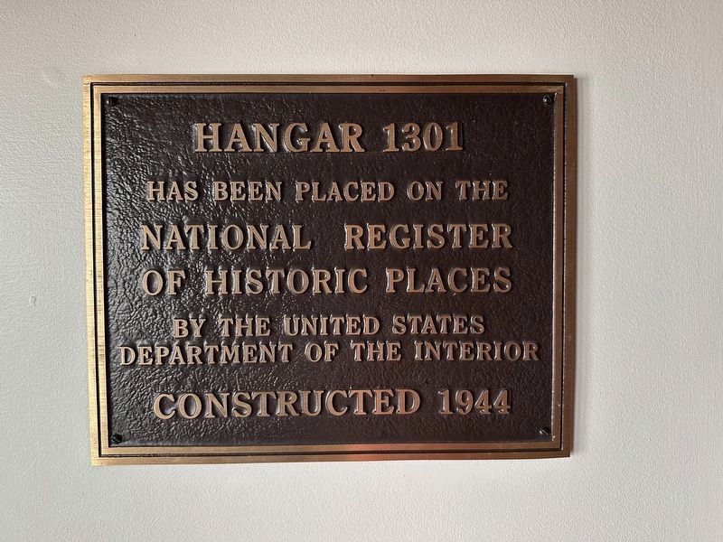 Hangar 1301 Marker image. Click for full size.