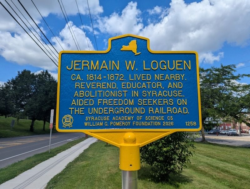 Jermain W. Loguen Marker image. Click for full size.