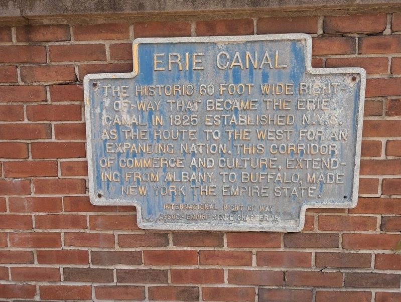 Erie Canal Marker current condition. Click for full size. Erie Canal Marker current condition image. Click for full size.