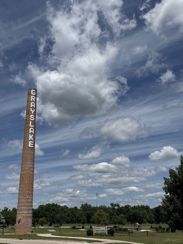 Grayslake Gelatin Company Smokestack. Click for full size. Grayslake Gelatin Company Smokestack image. Click for full size.