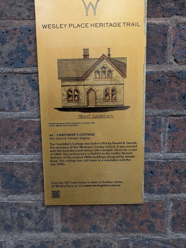 Caretaker's Cottage Marker. Click for full size. Caretaker's Cottage Marker image. Click for full size.