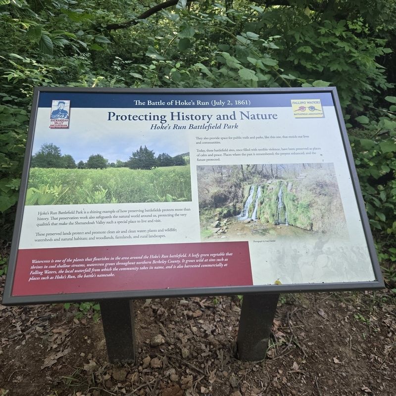 Protecting History and Nature Marker. Click for full size. Protecting History and Nature Marker image. Click for full size.