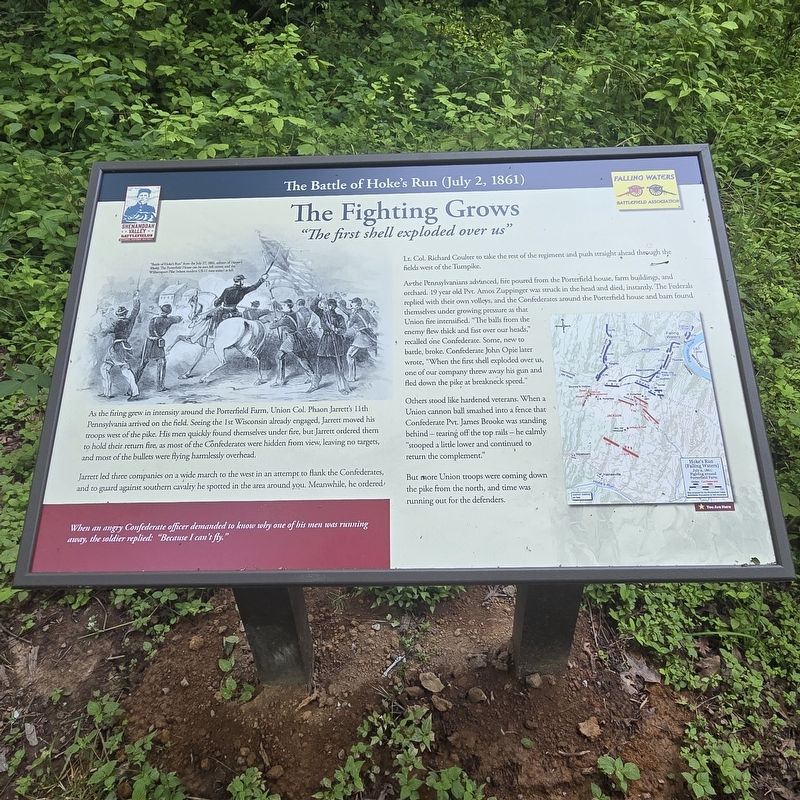 The Fighting Grows Marker image. Click for full size.