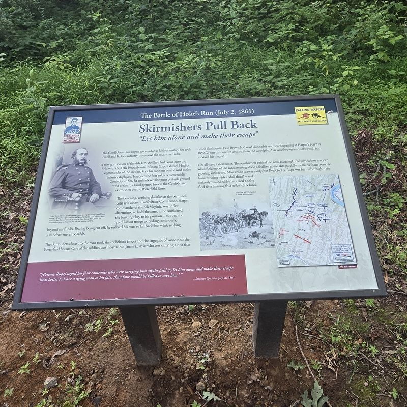 Skirmishers Pull Back Marker. Click for full size. Skirmishers Pull Back Marker image. Click for full size.