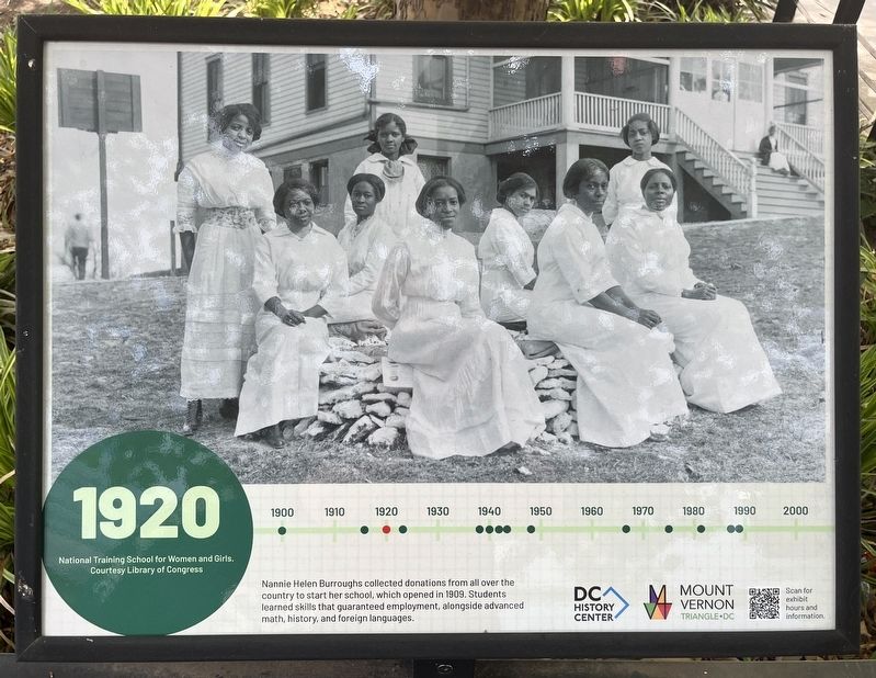 National Training School for Women and Girls Marker. Click for full size. National Training School for Women and Girls Marker image. Click for full size.