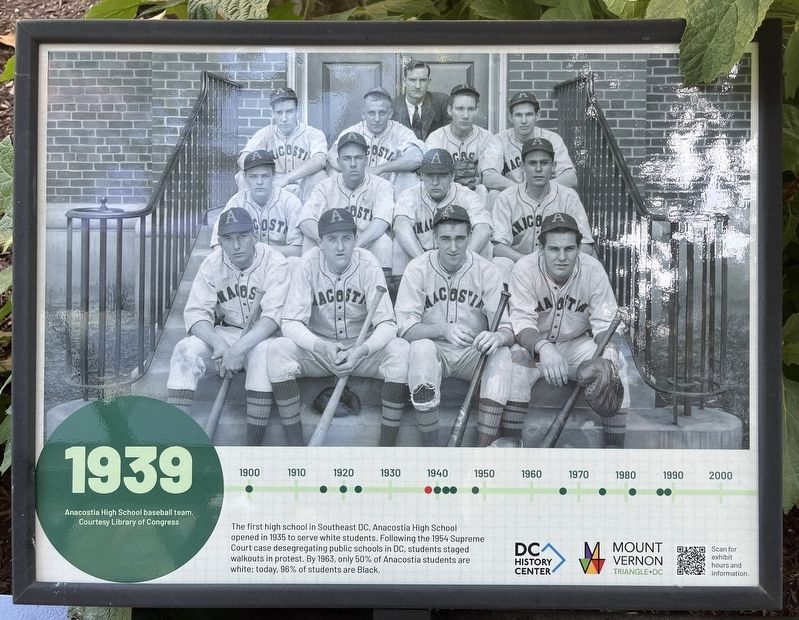 Anacostia High School Marker image. Click for full size.