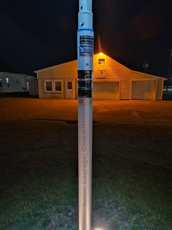 Honor, Courage, Commitment Marker. Click for full size. Honor, Courage, Commitment Marker image. Click for full size.