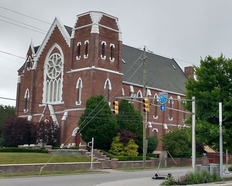 Former Fletcher Place Methodist Episcopal Church image. Click for full size.