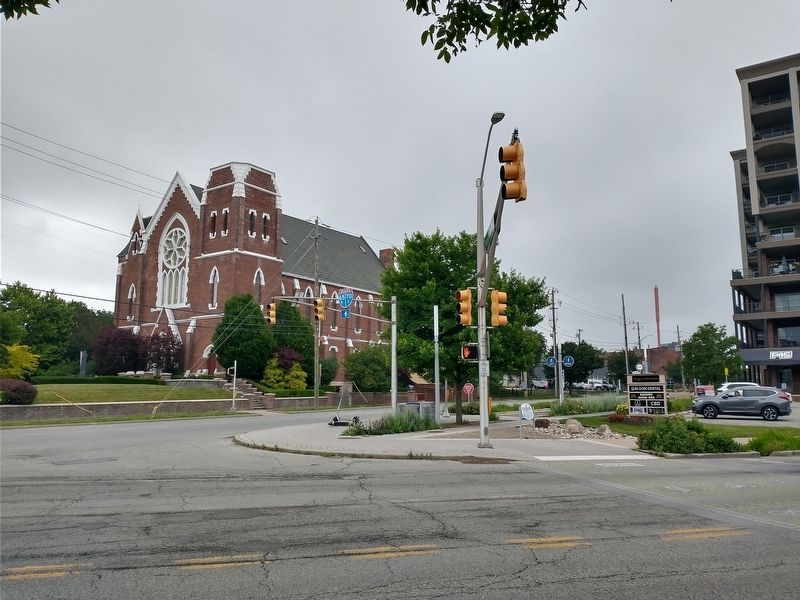 Holy Rosary / Danish Church Historic District Marker image. Click for full size.