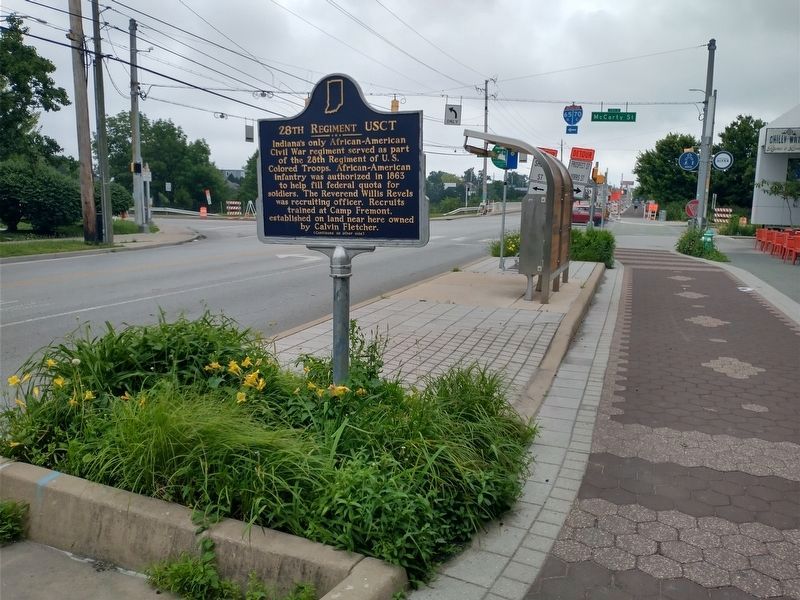 28th Regiment USCT Marker image. Click for full size.