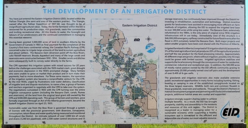 The Development of an Irrigation District Marker image. Click for full size.