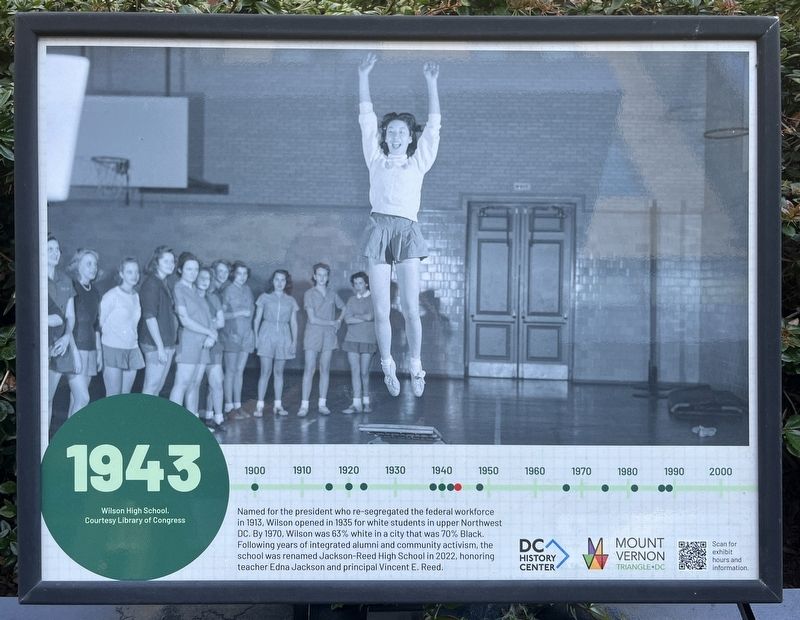 Wilson High School Marker. Click for full size. Wilson High School Marker image. Click for full size.