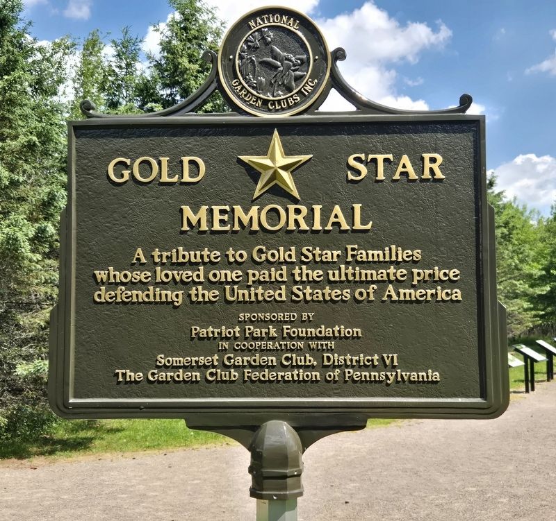 Gold Star Memorial. Click for full size. Gold Star Memorial image. Click for full size.