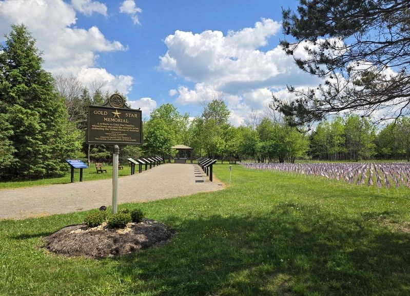 Gold Star Memorial. Click for full size. Gold Star Memorial image. Click for full size.