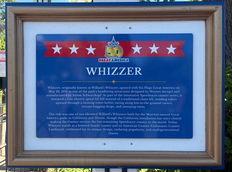 Whizzer Marker. Click for full size. Whizzer Marker image. Click for full size.